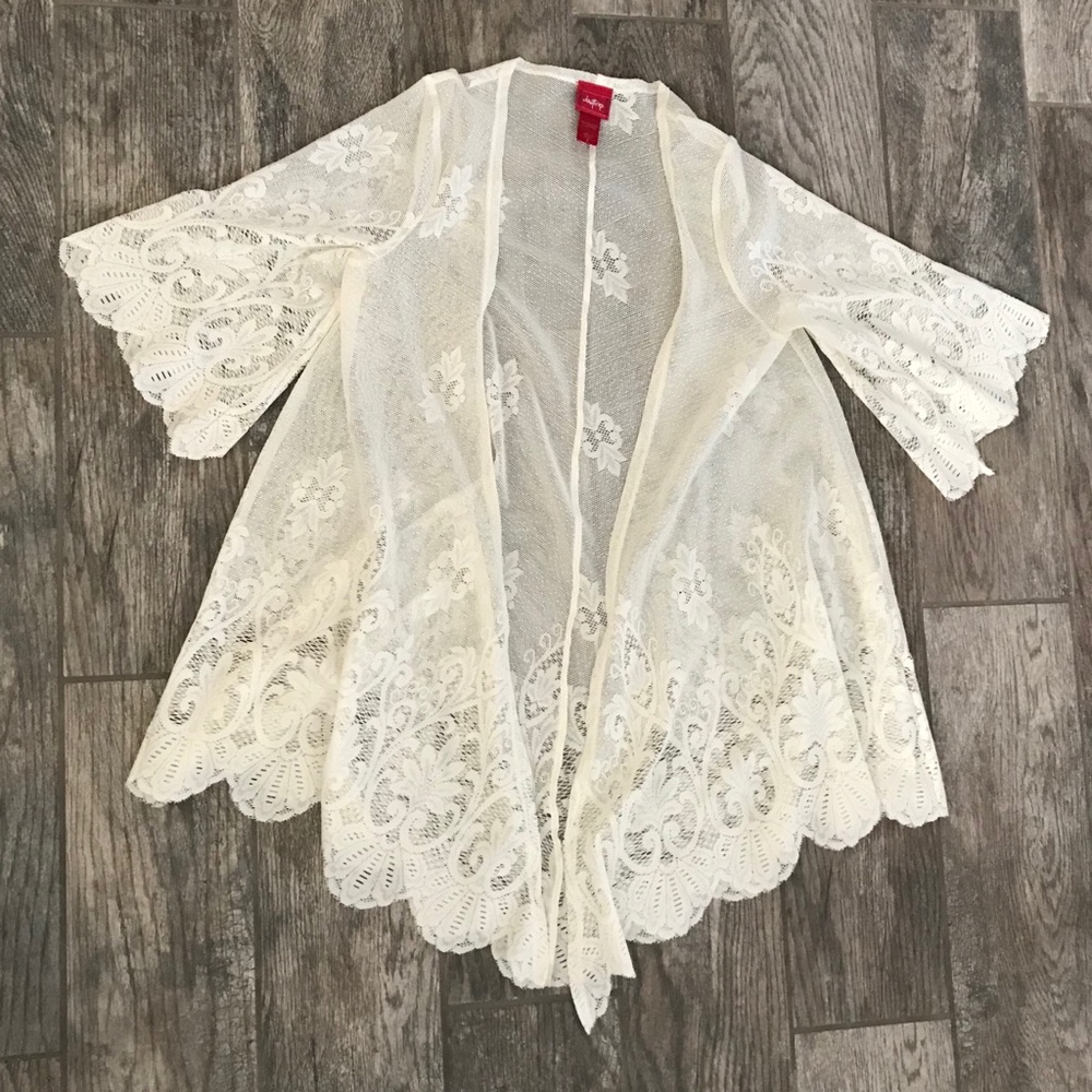 All lace cardigan